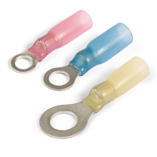 Наконечник кольцевой изолированный термоусаживаемый НКИТ 6мм Rexant (отверстие ø8.4мм) картинка